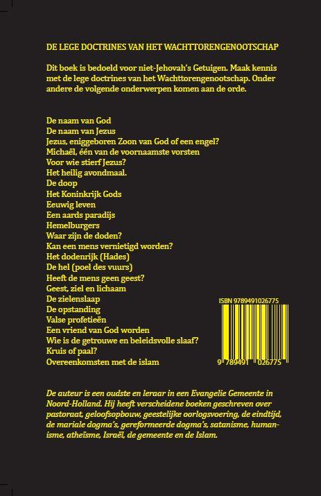 De lege doctrines van het wachttorengenootschap achterkant