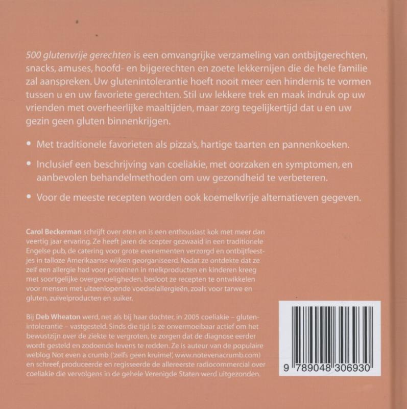 500 glutenvrije gerechten achterkant