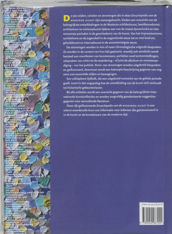 Encyclopedie Van De Moderne Kunst achterkant