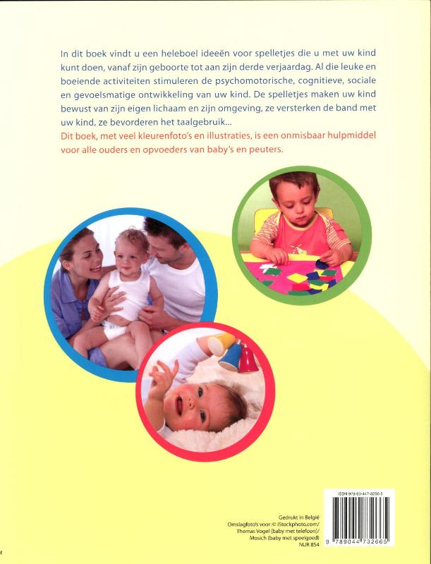 101 leerrijke spelletjes voor baby's en peuters achterkant