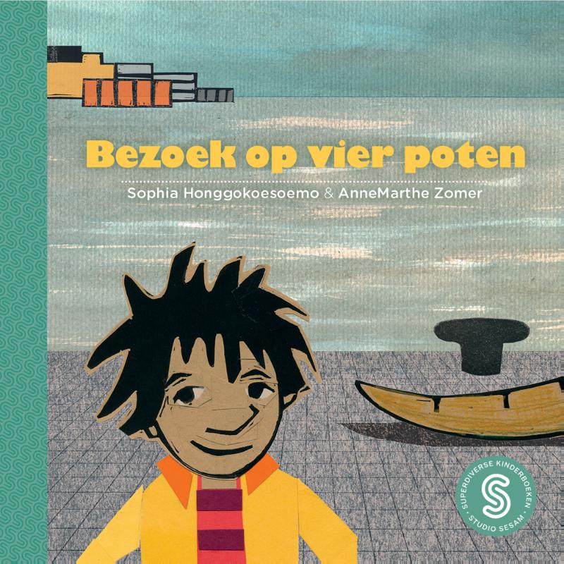 Mmmm, toch wel lekker / Bezoek op vier poten / Sesam-kinderboeken / 1 achterkant