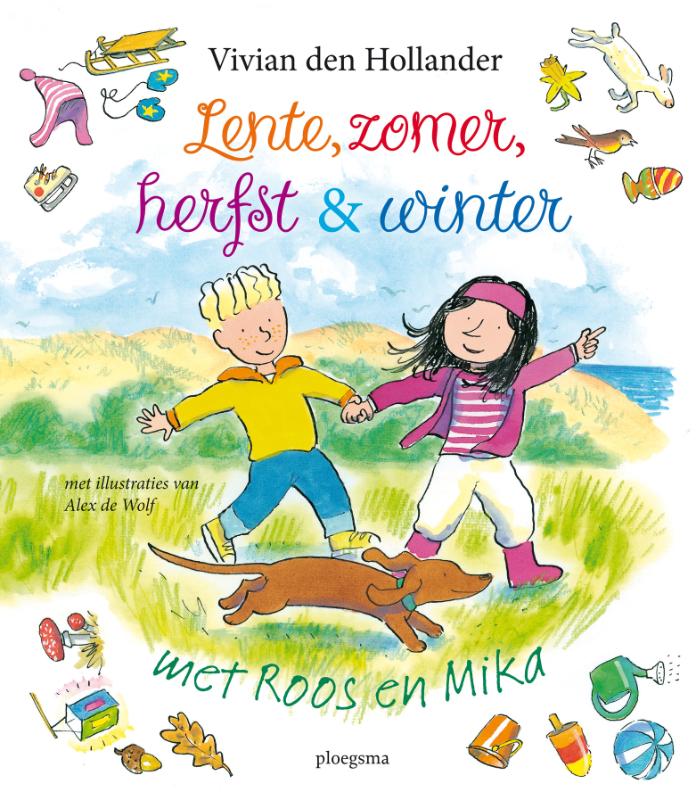Lente, zomer, herfst en winter met Roos en Mika