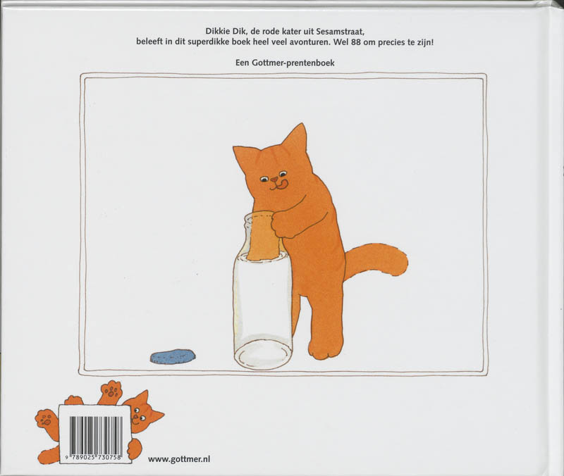 Het dikkerdandikke avonturenboek / Dikkie Dik achterkant