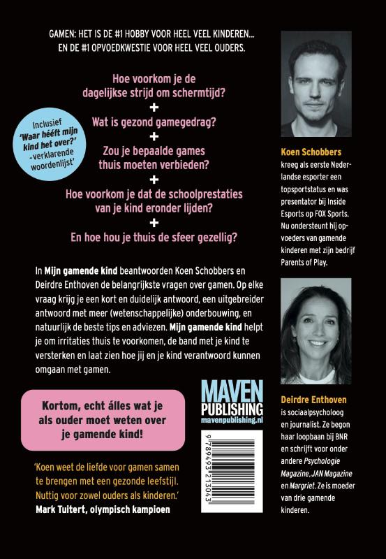 Mijn gamende kind achterkant