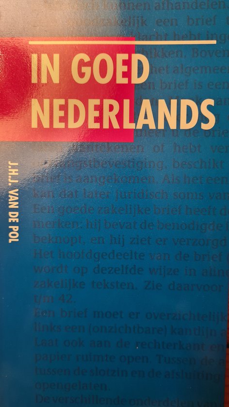 IN GOED NEDERLANDS