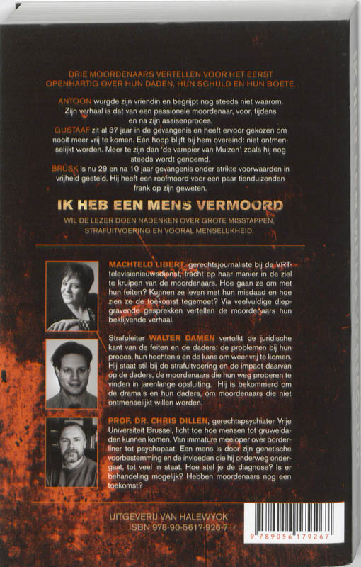 Ik heb een mens vermoord achterkant