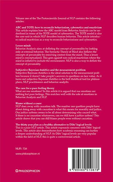 The Protoscientific Journal of Nlp achterkant