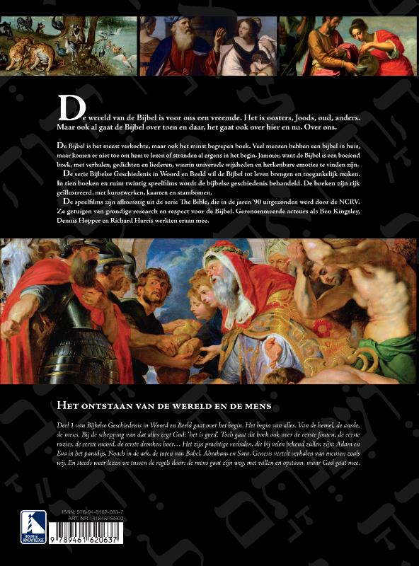 Bijbelse geschiedenis in woord en beeld 3 Het ontstaan van de wereld en de mens achterkant