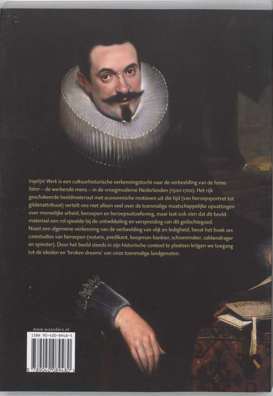 Ingelijst Werk achterkant