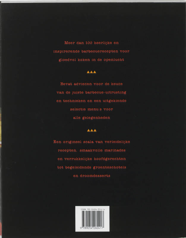 Het Barbecue Kookboek achterkant