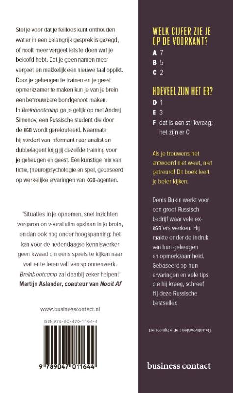 Breinbootcamp achterkant