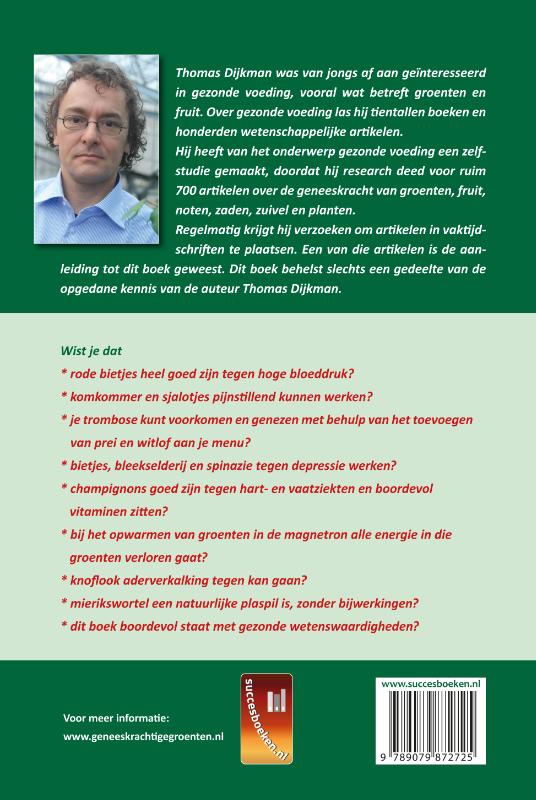 De 45 meest geneeskrachtige groenten achterkant