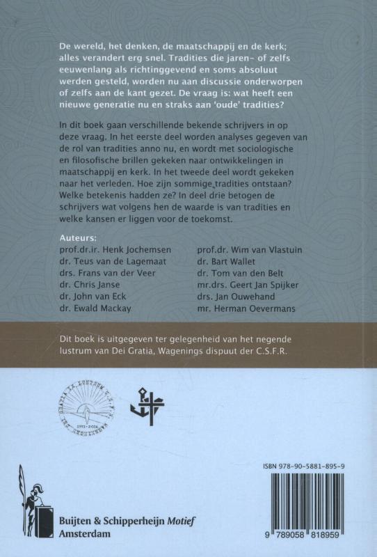 Traditie in transitie achterkant