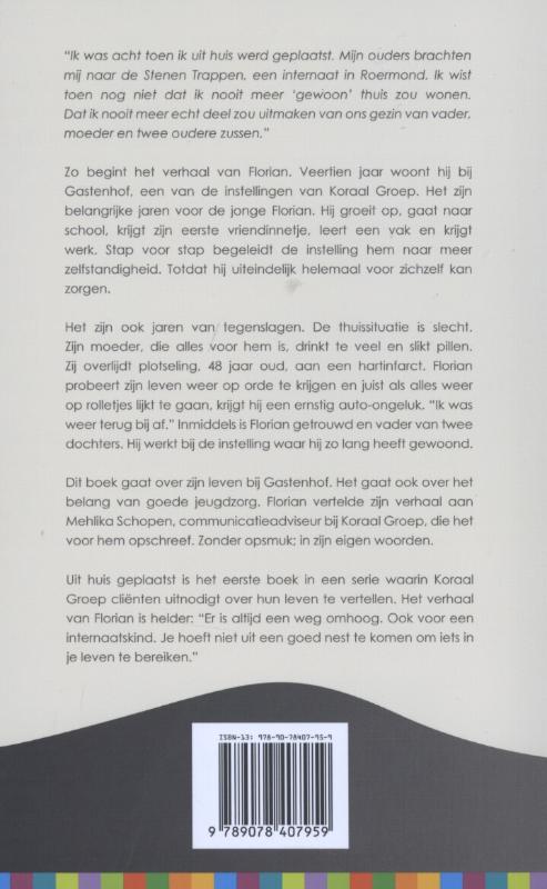 Uit huis geplaatst achterkant