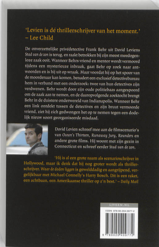 Waar de doden liggen achterkant