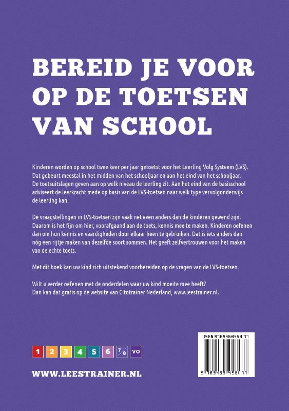Oefenboek voor de Citotoetsen in groep 8 - Versie 3.0 achterkant