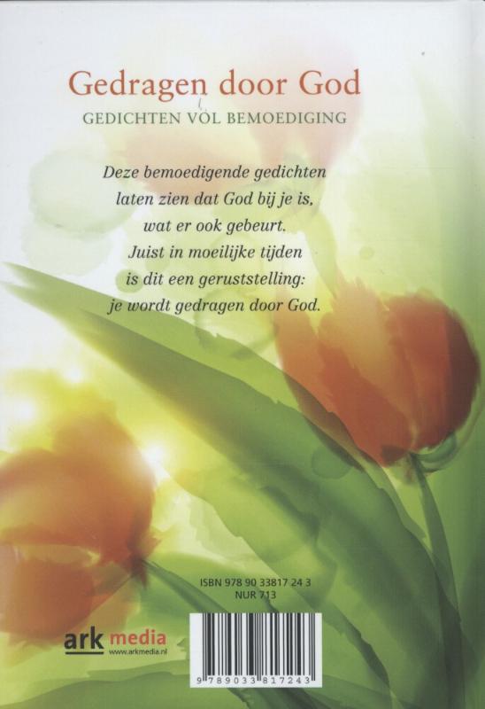 Gedragen door God achterkant