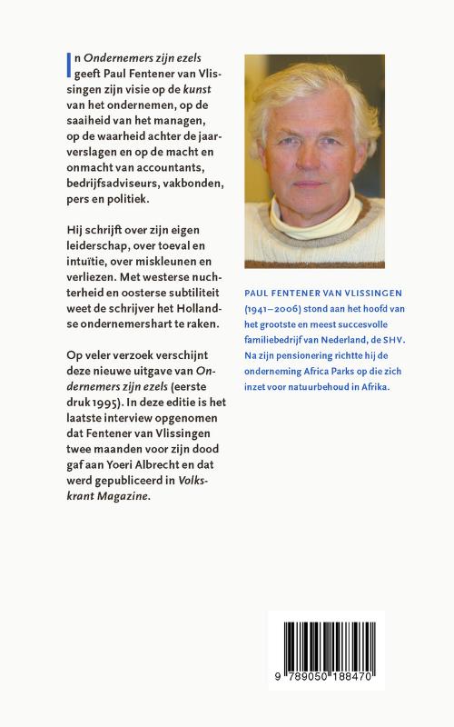 Ondernemers Zijn Ezels achterkant