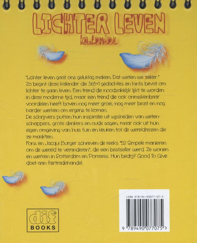 Lichter leven achterkant