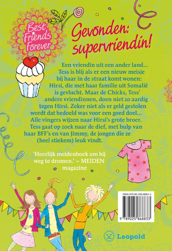 Gevonden: supervriendin! / Best Friends Forever achterkant
