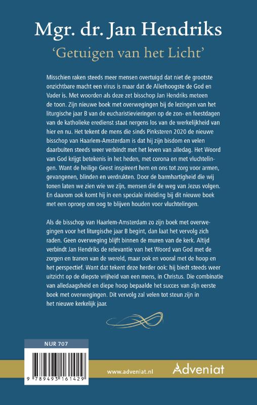 Getuigen van het Licht achterkant