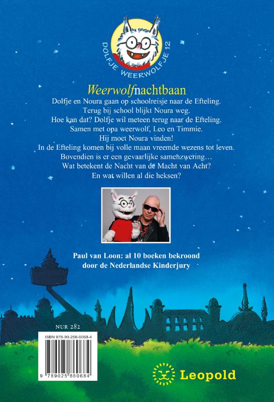 Dolfje Weerwolfje 13 Weerwolfnachtbaan achterkant