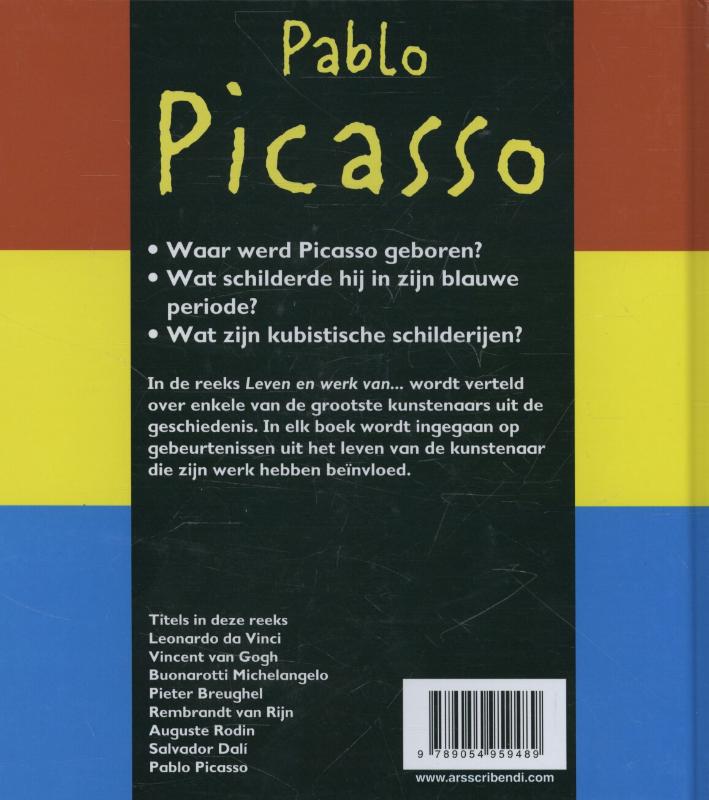 Pablo Picasso / Het leven en werk van... achterkant
