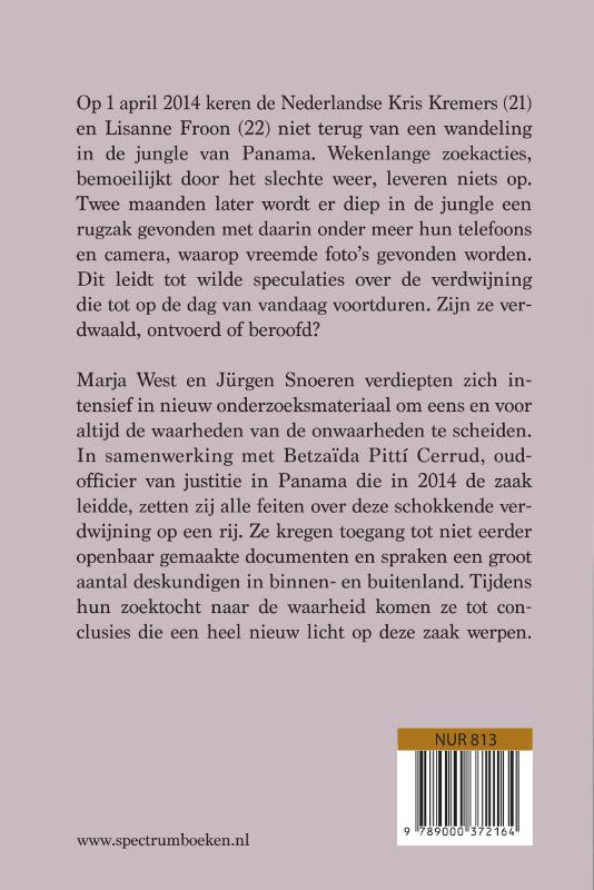 Verloren in de jungle achterkant