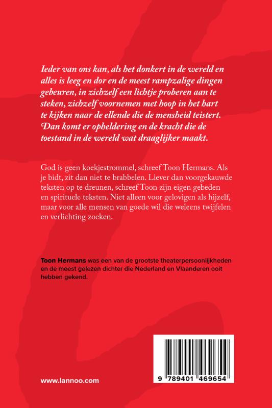 Nieuw gebedenboek achterkant