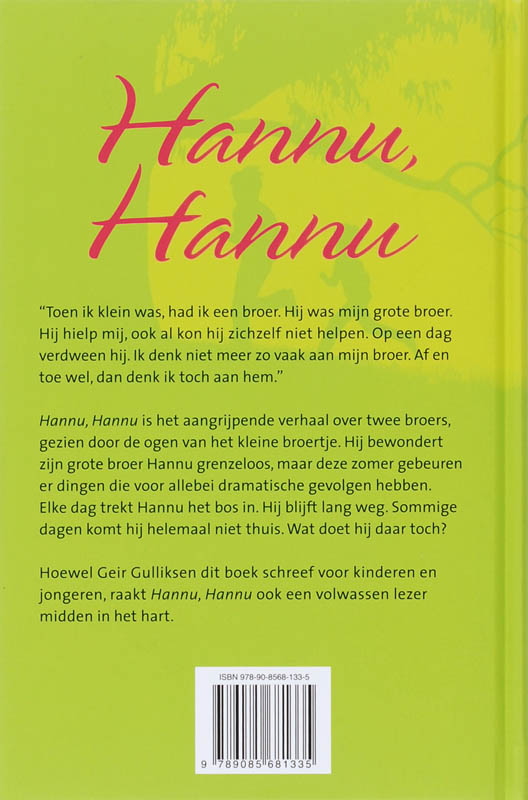 Hannu, Hannu achterkant