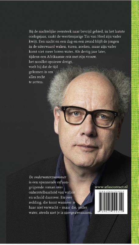 De onderwaterzwemmer achterkant