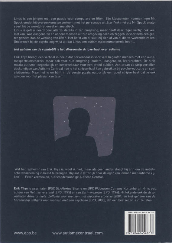 Het geheim van de ruimtelift achterkant