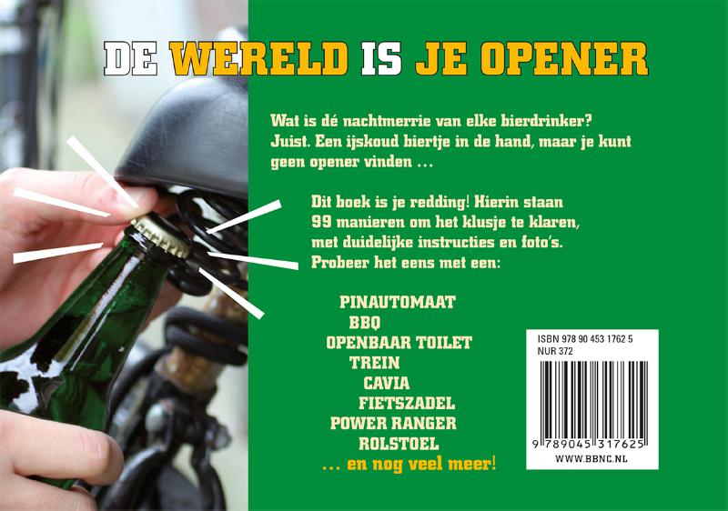 99 manieren om een bierflesje te openen achterkant