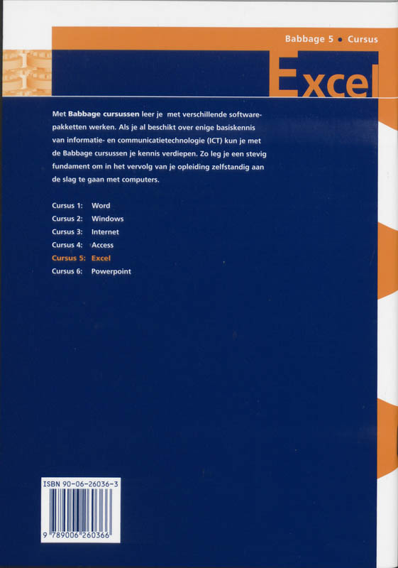 Excel achterkant