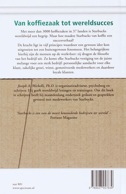 Starbucks achterkant