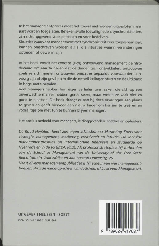 PM-reeks - Management met synchroniciteit achterkant