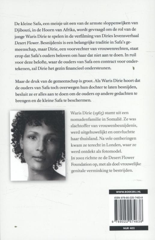 Safa, de kleine woestijnbloem achterkant