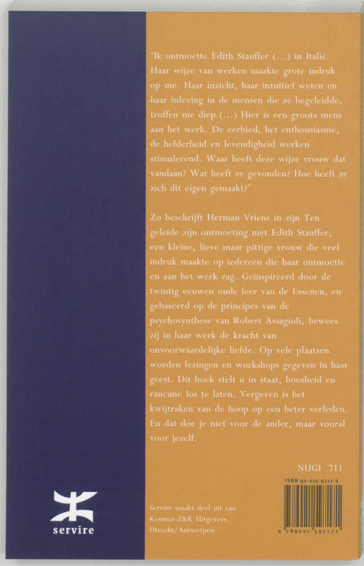 Over Liefde En Vergeving achterkant