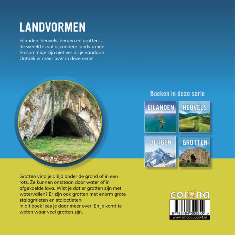 Grotten / Landvormen achterkant