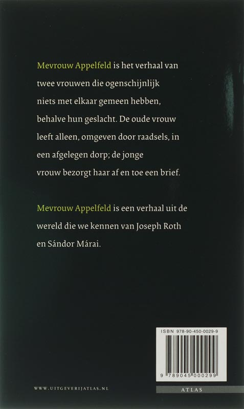 Mevrouw Appelfeld achterkant