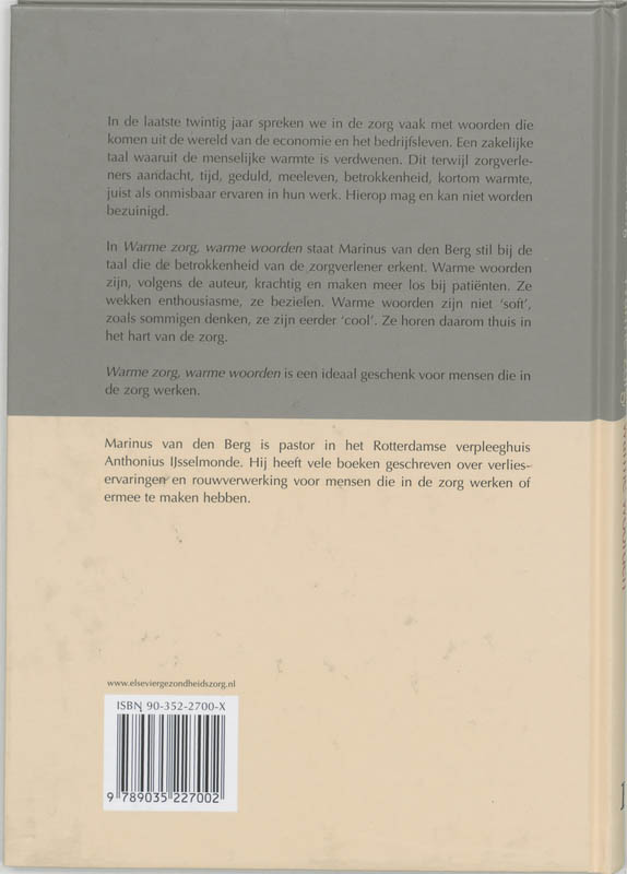 Warme Zorg Warme Woorden achterkant