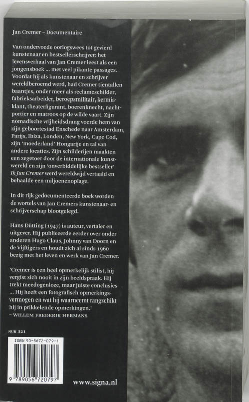 Jan Cremer Documentaire achterkant