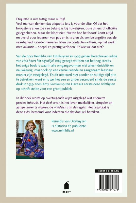 Hoe hoort het eigenlijk? achterkant