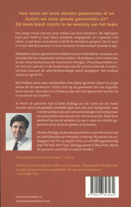 Macht der gewoonte achterkant