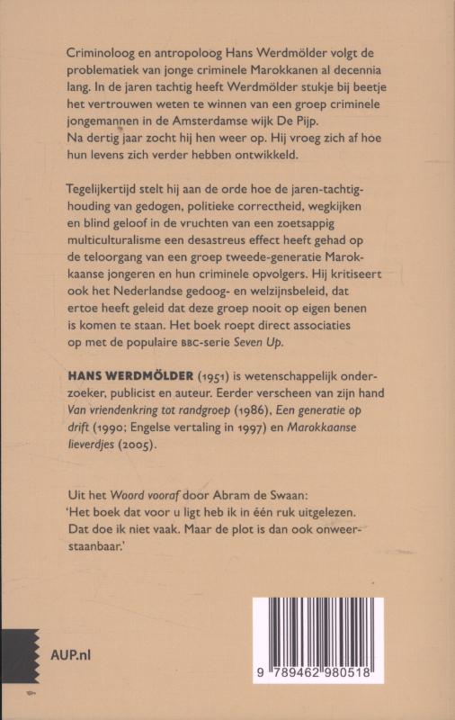 Marokkanen in de marge achterkant