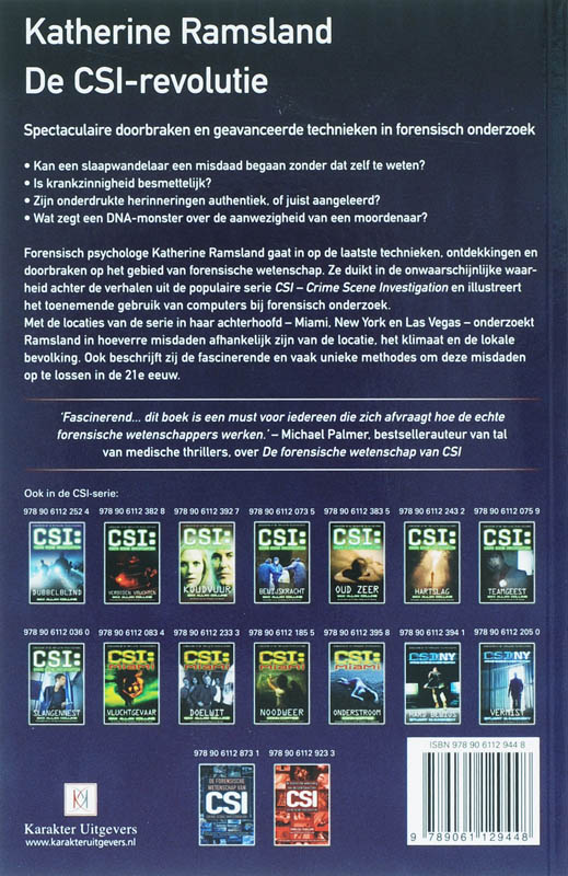 De Csi Revolutie achterkant