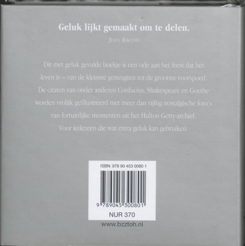 Veel geluk! / Hulton Getty Fotoboekjes achterkant