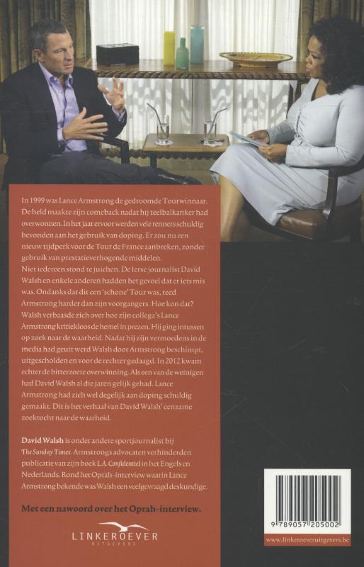 Mijn jacht op Lance Armstrong achterkant