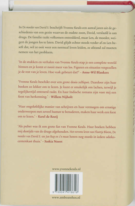 De moeder van David S. achterkant