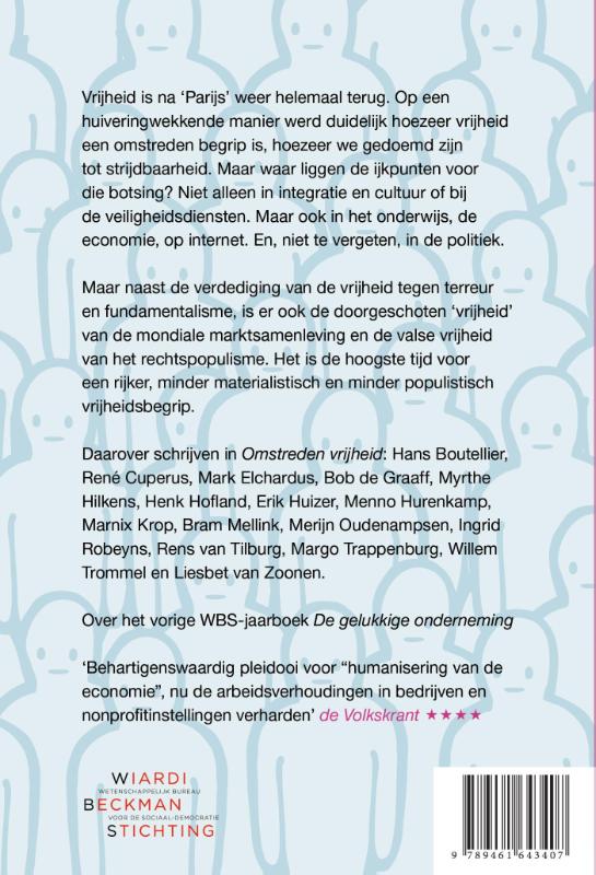 Omstreden vrijheid achterkant